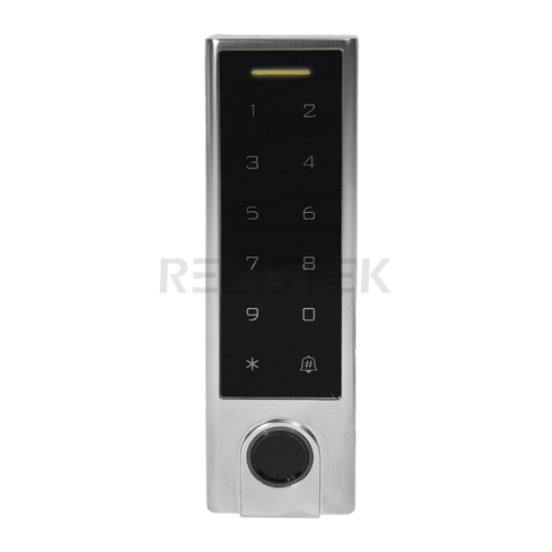 TS-KBD-Bio Wi-Fi Кодонаборная панель со считывателем отпечатков пальцев, считывателем карт Em-marin и автономным контроллером на 1000 пользователей (99 отпечатков, 888 карт/кодов обычных пользователей). Возможность администрирования памяти и дистанционног
