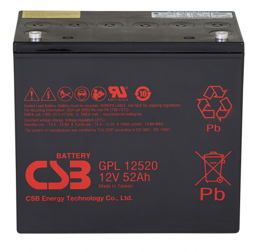 Аккумулятор CSB GPL12520
