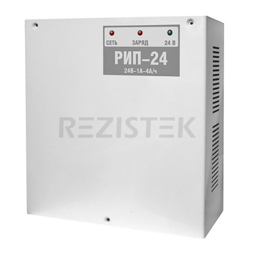 РИП-24 исп.04 (РИП-24-1/4М2) (24 В, 1 А, Без АКБ (5шт/уп) Резервированный источник питания с микропроцессорным управлением,