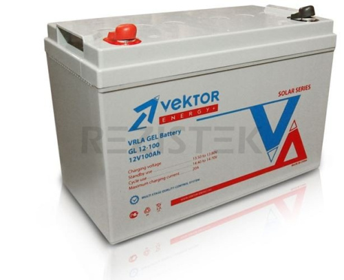 GL 12-100 аккумуляторная батарея VEKTOR ENERGY