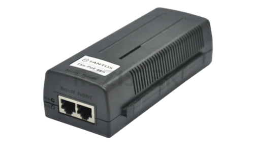TSn-PoE48n  PoE-инжектор для сетей 10/100/1000 BaseT. Passive PoE, Вход:100-240В (AC). Выход: 48B 0.625A, 145×62×40мм