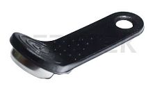 RW1990 iButton TS (чёрный)  Перезаписываемый электронный ключ серии RW1990, идентификационный код 64 бит,  пластиковый держатель чёрного цвета