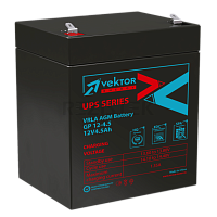 GP 12-4,5  аккумуляторная батарея VEKTOR ENERGY