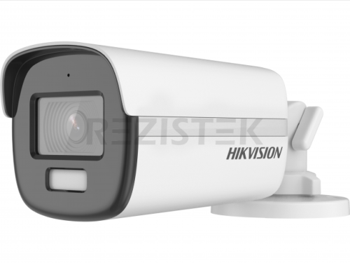 DS-2CE12DF3T-FS(2.8mm)2Мп уличная компактная цилиндрическая HD-TVI камера с LED подсветкой до 40м и встроенным микрофоном (AoC)
