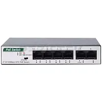 TSn-4P6U 6-портовый неуправляемый коммутатор с 4 портами PoE 10/100Мб/с; IEEE 802.3 10Base-T, IEEE 802.3u 100Base-TX, IEEE 802.3x Flow Control, IEEE 802.3az; Общий бюджет POE 60 Вт. До 30 Вт на канал; IEEE802.3af, IEEE802.3at; Питание 100В-240В AC, 50/60Г
