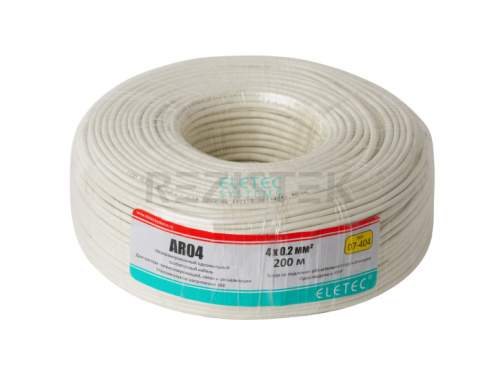 AS02 кабель 2х0,2 мм2, 100 м   ELETEC07-102