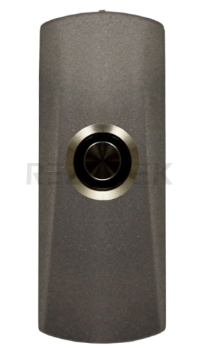 TS-CLICK light (серебро) Накладная кнопка выхода с подсветкой, не более 36В/3А, контакты НР, 80х30х25мм, -20...+55гр.С, цинковый сплав, цвет покрытия - серебро