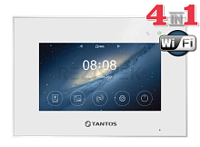 Marilyn HD Wi-Fi IPS (white) XL Монитор цветного видеодомофона 7 дюймов адаптированный для работы с цифровыми подъездными домофонами, с поддержкой форматов AHD/CVI/TVI 1080р/720p/CVBS и отправкой уведомлений о вызове на смартфон через приложение "vhOme 2.