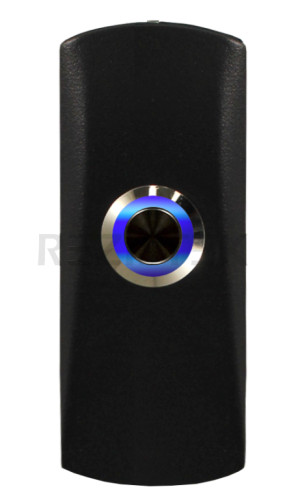 TS-CLICK light (черный) Накладная кнопка выхода с подсветкой, не более 36В/3А, контакты НР, 80х30х25мм, -20...+55гр.С, цинковый сплав, цвет покрытия - черный
