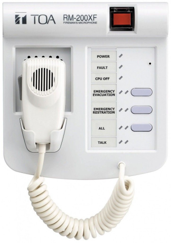 RM-200XF Пожарная микрофонная панель для серии VX-2000. 5 кнопок.