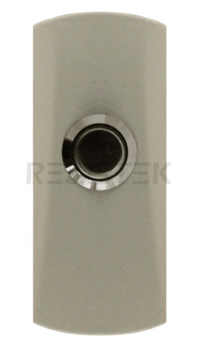 TS-CLICK (белый) Накладная кнопка выхода без подсветки, не более 36В/3А, контакты НР, 80х30х25мм, -20...+55гр.С, цинковый сплав, цвет покрытия - белый