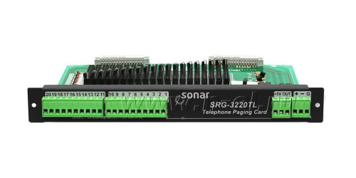 Sonar SRG-3220TL - Карта телефонного пейджинга для SRG-3220